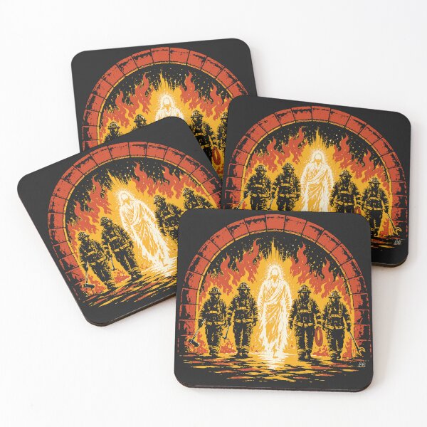 Item preview, FIREFIGHTERS,JESUS,FIRE designed and sold by agronm.