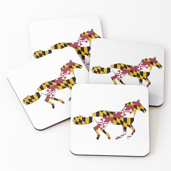 Item preview, Maryland Flag Galloping Horse designed and sold by TracyandAvaCreatons.