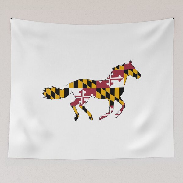 Item preview, Maryland Flag Galloping Horse designed and sold by TracyandAvaCreatons.