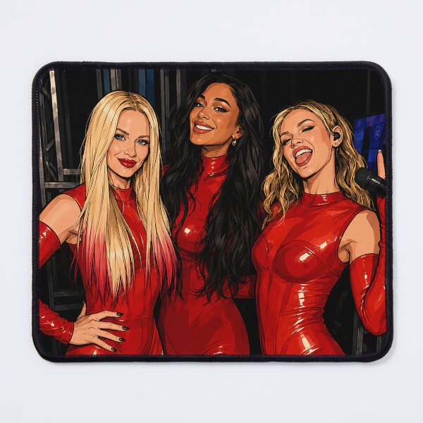 Item preview, The Pussycat Dolls smiling at the 2026 American Music Awards (fan art) designed and sold by PopCultureAndStuff.