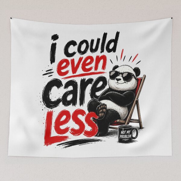 Item preview, I Could Even Care Less Funny Quote Tee designed and sold by Pecata.