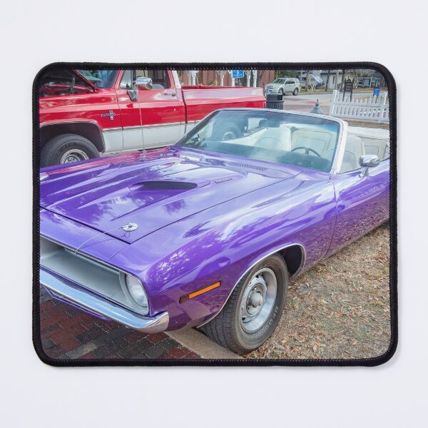 Item preview, 1970 Plum Crazy Purple Plymouth Hemi Barracuda 440-6 Convertible X153 designed and sold by RichFrancoCars.