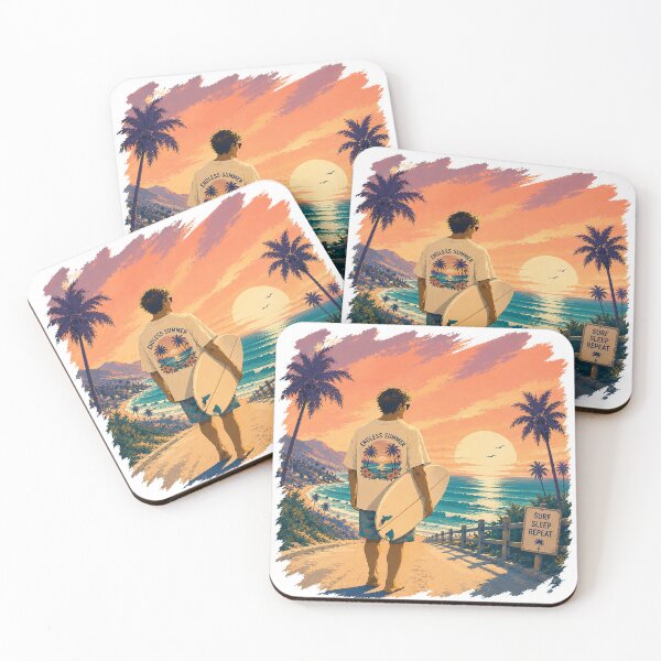 Item preview, Retro Surf Sunset Beach Vibes | Endless Summer Aesthetic designed and sold by Digital Culture Studio.