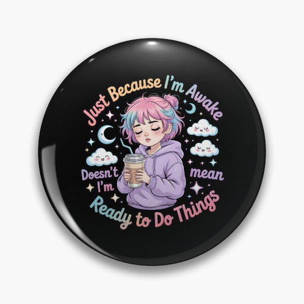 Item preview, Just Because I'm Awake Funny Design for Lazy People and Funny Teens designed and sold by Redgiant87x.