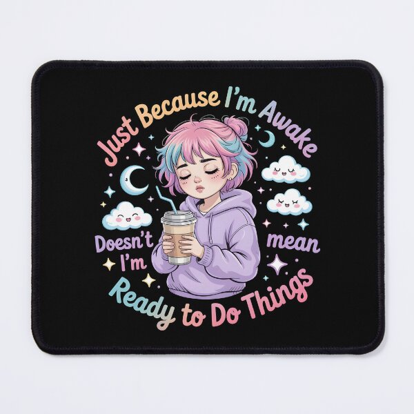 Item preview, Just Because I'm Awake Funny Design for Lazy People and Funny Teens designed and sold by Redgiant87x.