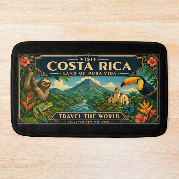 Item preview, Vintage Costa Rica Wildlife Travel Poster designed and sold by amithc.