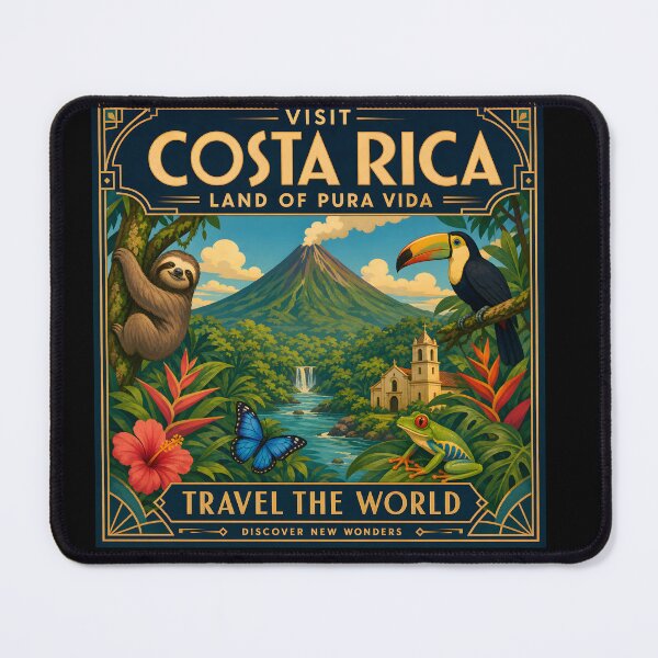 Item preview, Vintage Costa Rica Wildlife Travel Poster designed and sold by amithc.