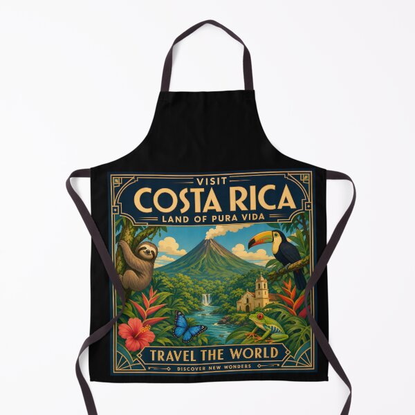 Item preview, Vintage Costa Rica Wildlife Travel Poster designed and sold by amithc.