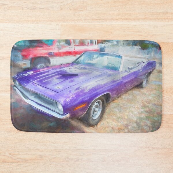 Item preview,  1970 Plum Crazy Purple Plymouth Hemi Barracuda 440-6 Convertible X155 designed and sold by RichFrancoCars.
