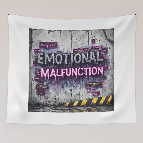 Item preview, Gritty Glitch Emotional Malfunction Street Art designed and sold by dcohea.