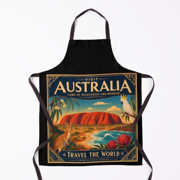 Item preview, Australia Vintage Travel Poster Print designed and sold by amithc.