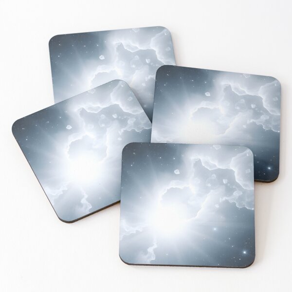 Item preview, White Star Explosion Ice Crystals Deep Space designed and sold by MAWOdesign.