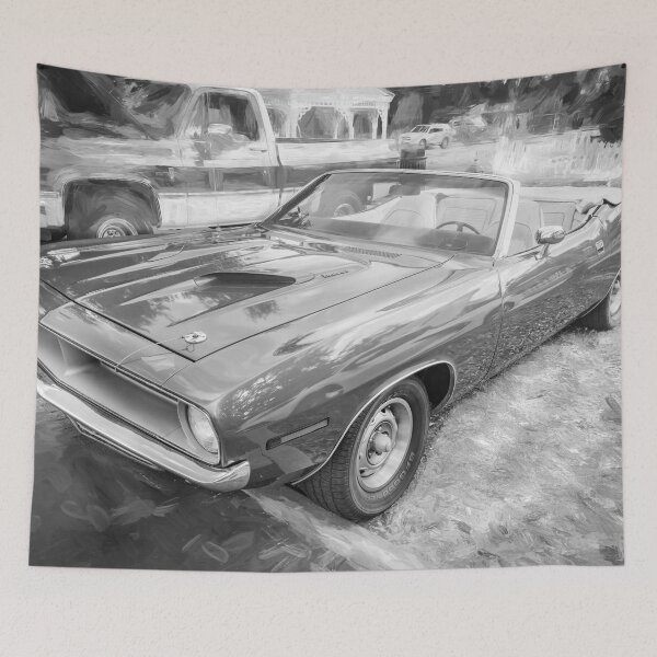 Item preview,  1970 Plum Crazy Purple Plymouth Hemi Barracuda 440-6 Convertible X156 designed and sold by RichFrancoCars.