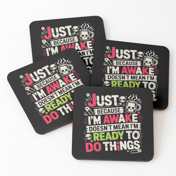 Item preview, Just Because I'm Awake Funny Teen Girl Sarcastic designed and sold by Redgiant87x.
