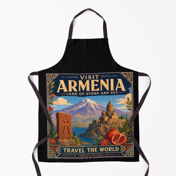 Item preview, Visit Armenia - Vintage Travel Poster designed and sold by amithc.