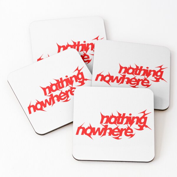 Item preview, nothing,nowhere. Logo in Red Void Eternal (White) designed and sold by xSMxSerena.