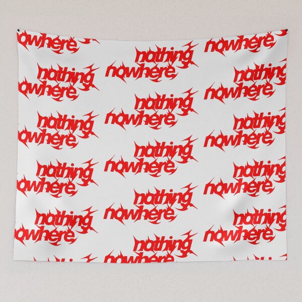 Item preview, nothing,nowhere. Logo in Red Void Eternal (White) designed and sold by xSMxSerena.
