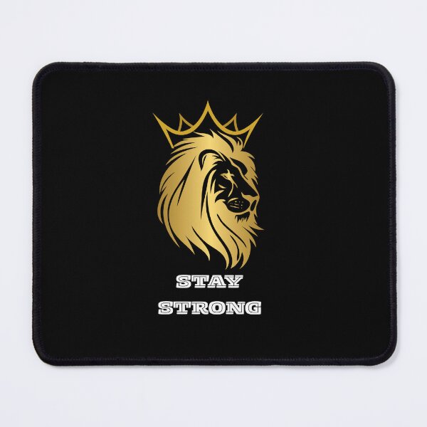 Item preview, Stay Strong Golden Lion | King Motivation Quote | Luxury Lion Design designed and sold by Art IN Pack.