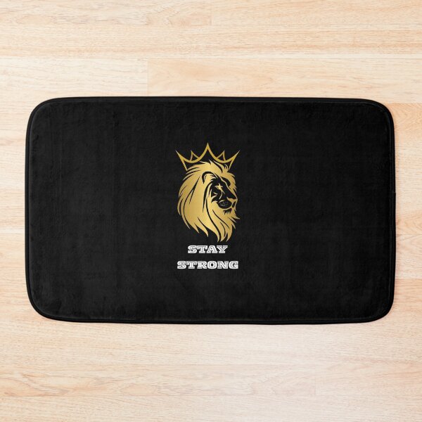 Item preview, Stay Strong Golden Lion | King Motivation Quote | Luxury Lion Design designed and sold by Art IN Pack.
