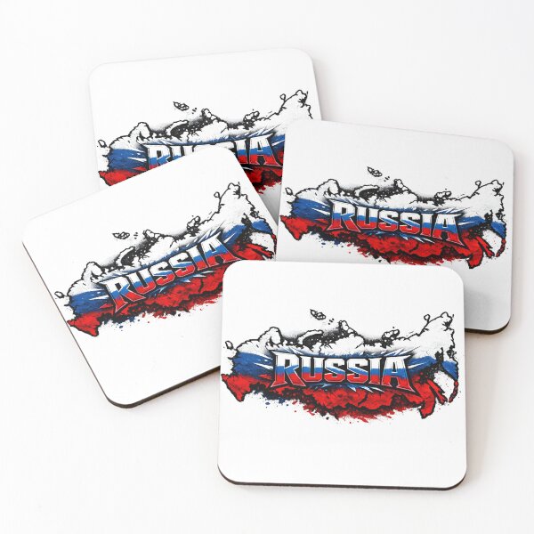 Item preview, Russia Flag Map designed and sold by darkan1.