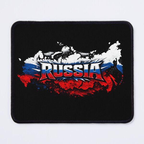 Item preview, Russia Flag Map designed and sold by darkan1.