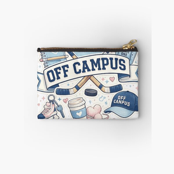 Item preview, Off Campus Hockey Romance Aesthetic Sticker Design designed and sold by LatestDesign95.