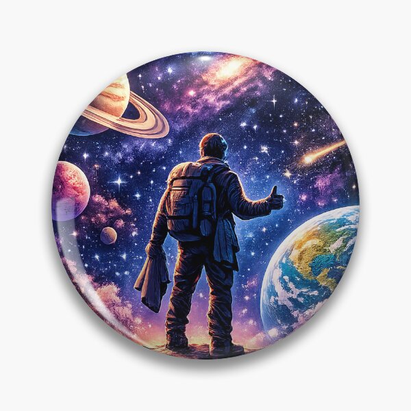 Item preview, Galactic Wanderer: Thumbs-Up to Infinity designed and sold by Luminous Trails.
