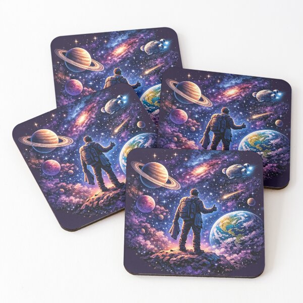 Item preview, Galactic Wanderer: Thumbs-Up to Infinity designed and sold by Luminous Trails.
