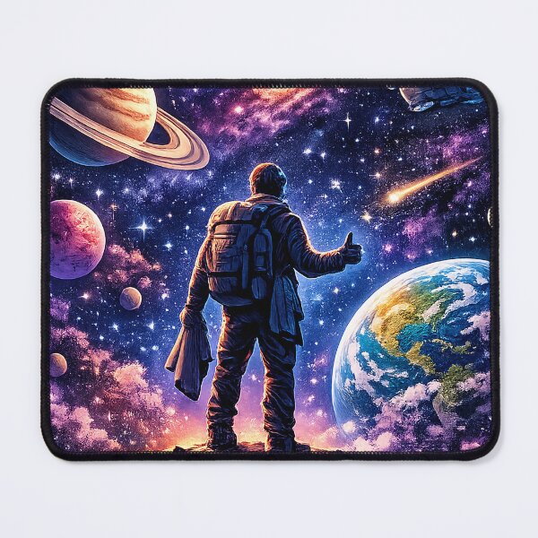 Item preview, Galactic Wanderer: Thumbs-Up to Infinity designed and sold by Luminous Trails.