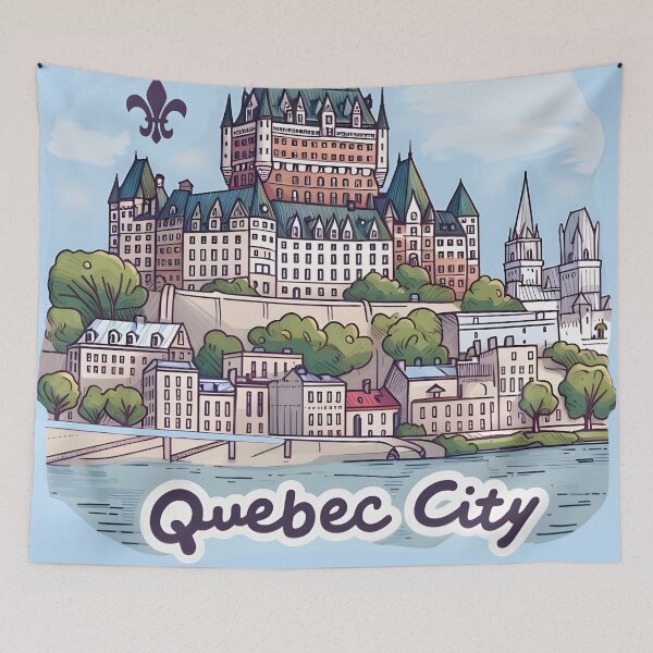 Item preview, Quebec City Quebec Canada Abstract designed and sold by HowToCanadian.