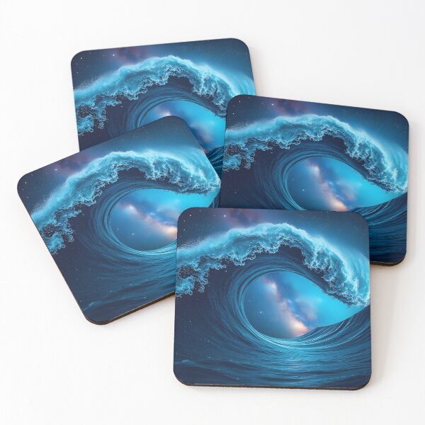 Item preview, Cosmic Ocean Wave Galaxy Inside designed and sold by MAWOdesign.