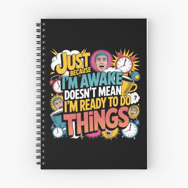 Item preview, Solo porque estoy despierto: Frases divertidas con las que te puedes identificar. Frases graciosas para despertarse. designed and sold by Redgiant87x.