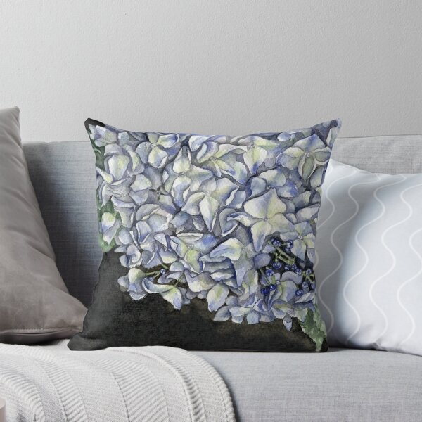 Item preview, Blue hortensia in the darkness  designed and sold by artTiana.