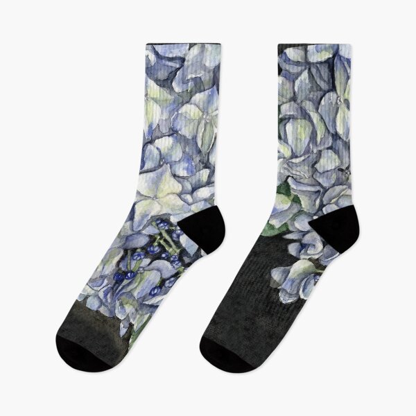 Item preview, Blue hortensia in the darkness  designed and sold by artTiana.