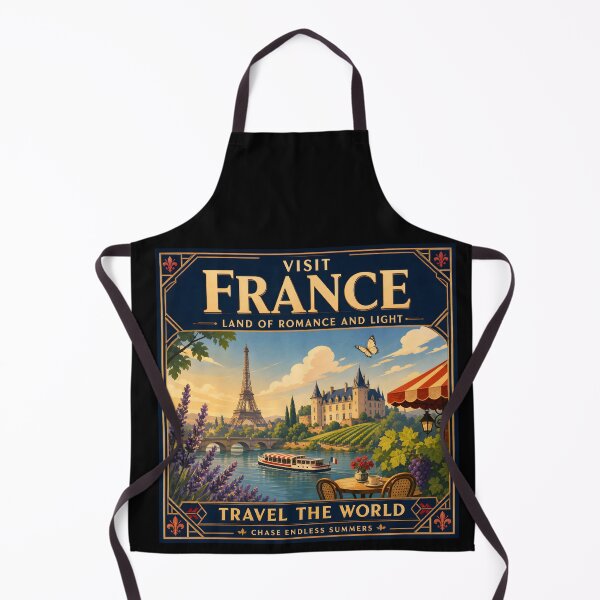 Item preview, France Vintage Travel Poster Art designed and sold by amithc.