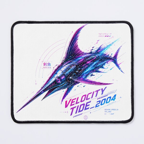 Item preview, Velocity Tide 2004 Cyber Marlin – Neon Biomechanical Swordfish Design designed and sold by FusiTink.