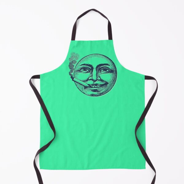 Item preview, Random Vintage Smoking Smiling Face Blue Turquoise designed and sold by TackyTime.