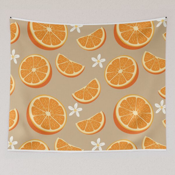 Item preview, Orange Citrus Fruit Pattern designed and sold by BetweenForms.
