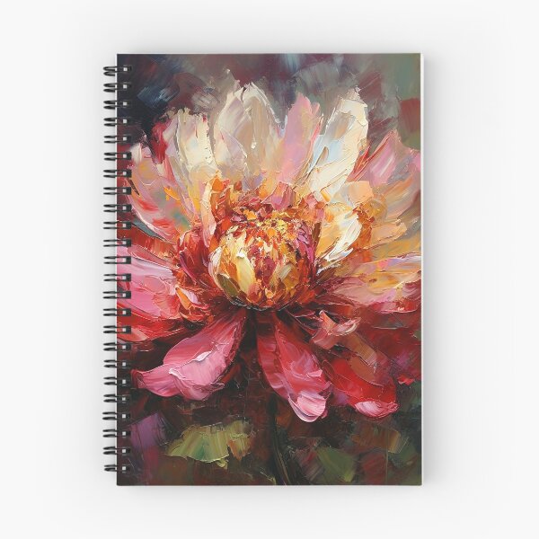 Item preview, Impressionism-Style Magenta-Pink Floral Digital Oil Painting designed and sold by DEC02.