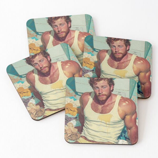 Item preview, Sweaty Muscle Bear Laundry Day designed and sold by ZhivanCrimson.