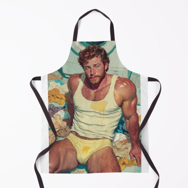 Item preview, Sweaty Muscle Bear Laundry Day designed and sold by ZhivanCrimson.