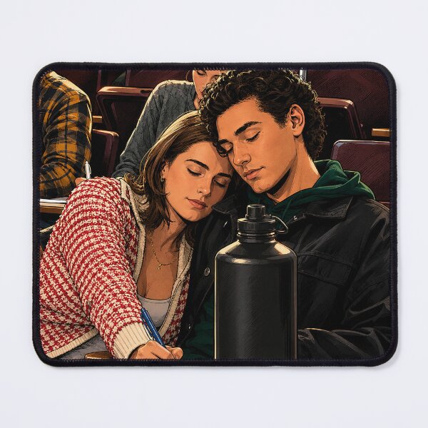 Item preview, Ella Bright and Belmont Cameli from the series Off Campus (fan art) designed and sold by PopCultureAndStuff.