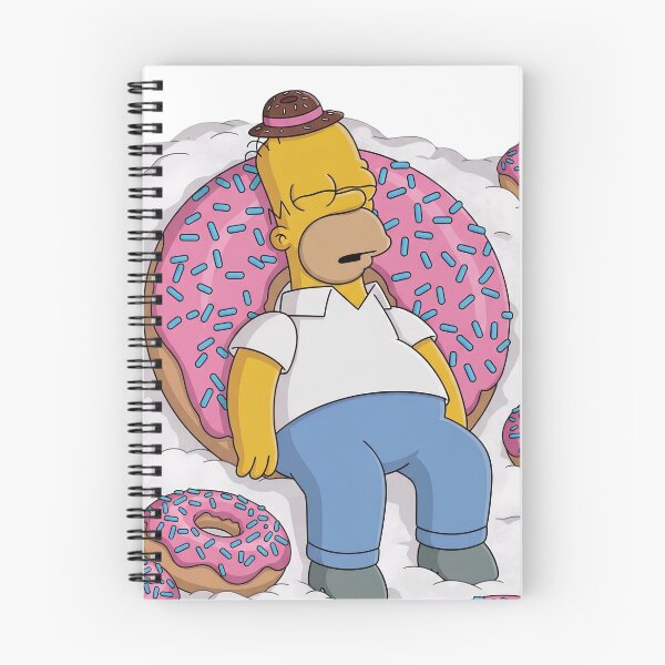 Item preview, Homer Simpson Sleeping in Donut Heaven Cartoon designed and sold by DohLab.