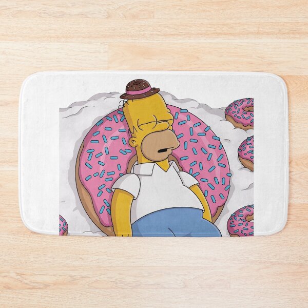 Item preview, Homer Simpson Sleeping in Donut Heaven Cartoon designed and sold by DohLab.