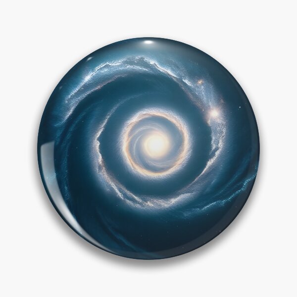 Item preview, Blue Spiral Galaxy Top View designed and sold by MAWOdesign.