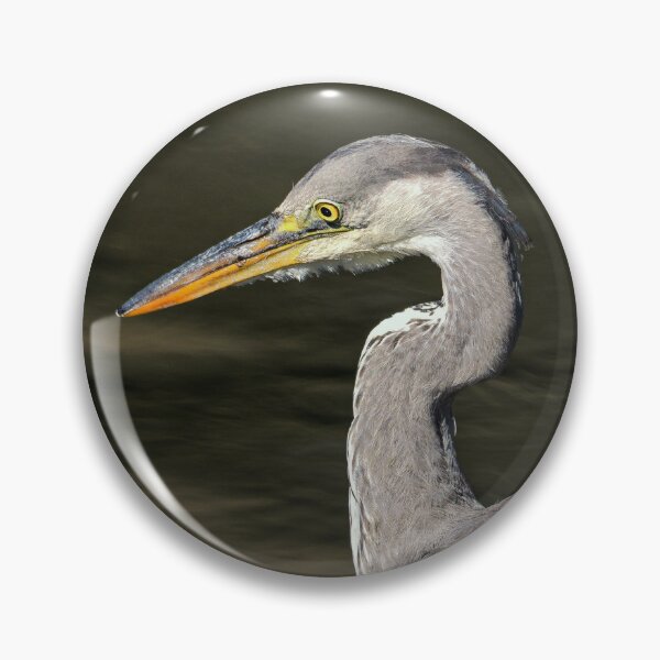 Item preview, Grey Heron Portrait designed and sold by Tom McPherson Photography.