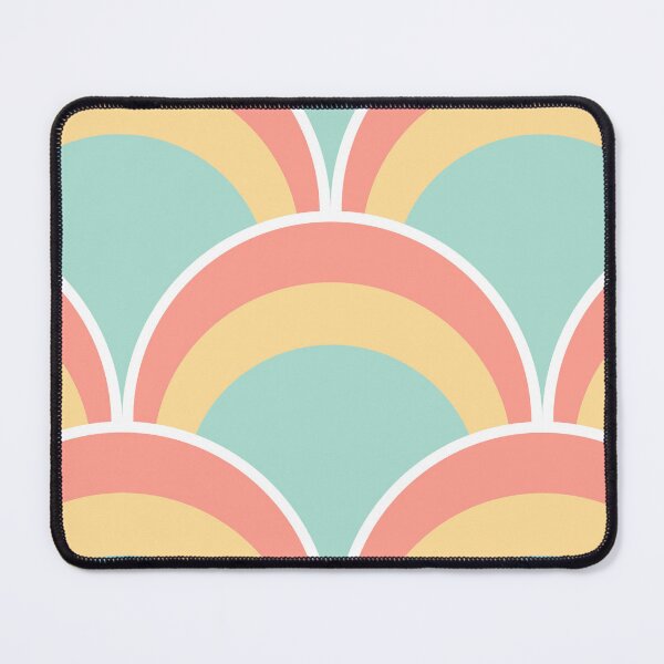 Item preview, Retro vintage rainbow arch scallops designed and sold by fableddesigns.
