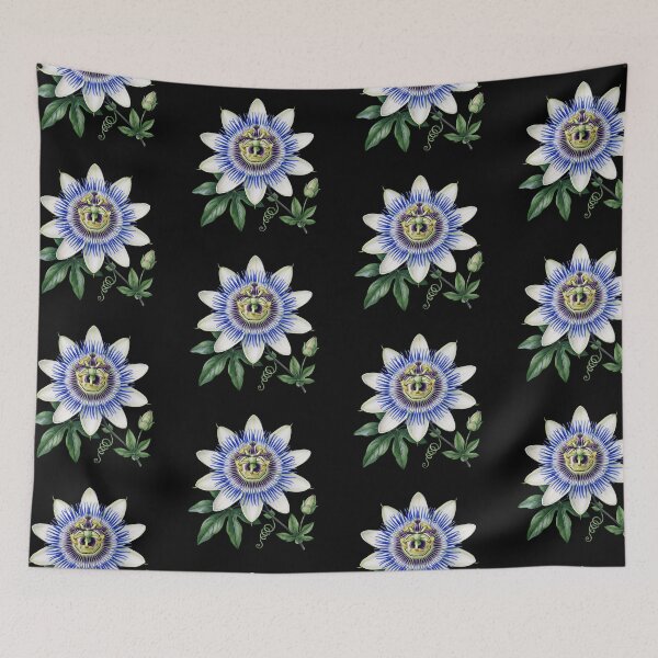 Item preview, Vintage Botanical Passion Flower Illustration designed and sold by LinaValearte.