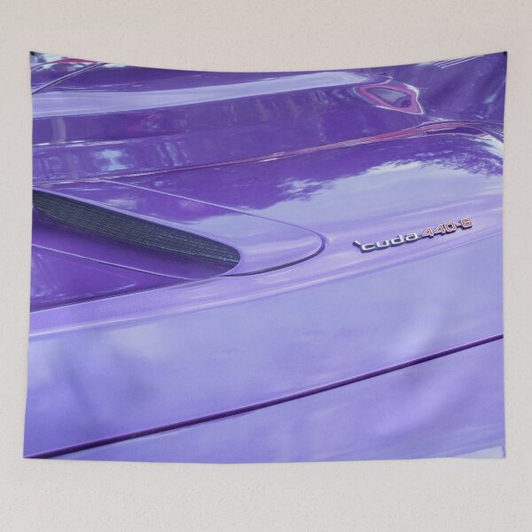 Item preview, 1970 Plum Crazy Purple Plymouth Hemi Barracuda 440-6 Convertible X159 designed and sold by RichFrancoCars.