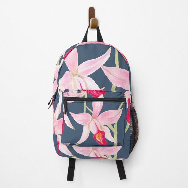 Item preview, Pink Orchid Drift - Milano Ink Blue designed and sold by Piret Victoria Ribas.